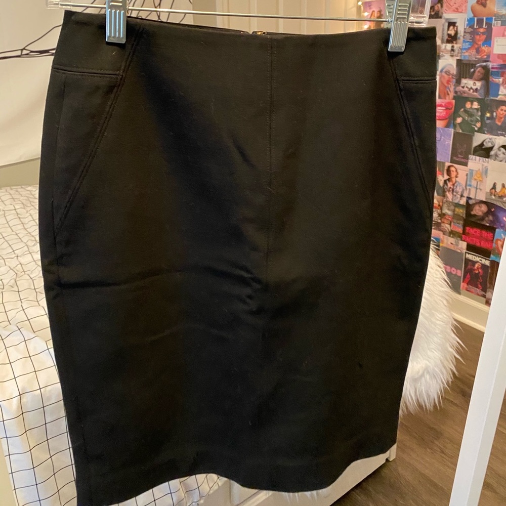 Black Loft Pencil Skirt